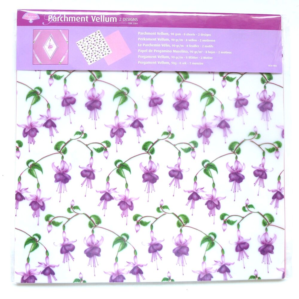 Pergamano 12x12" Parchment Vellum 90 gsm 8 Sheets