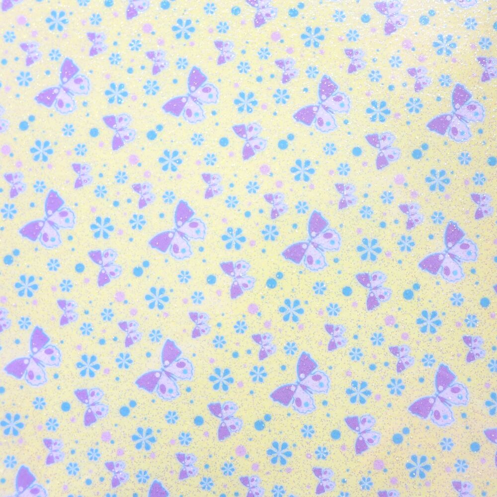 Glitter Card 4 A4 Sheets - Pattered Duo