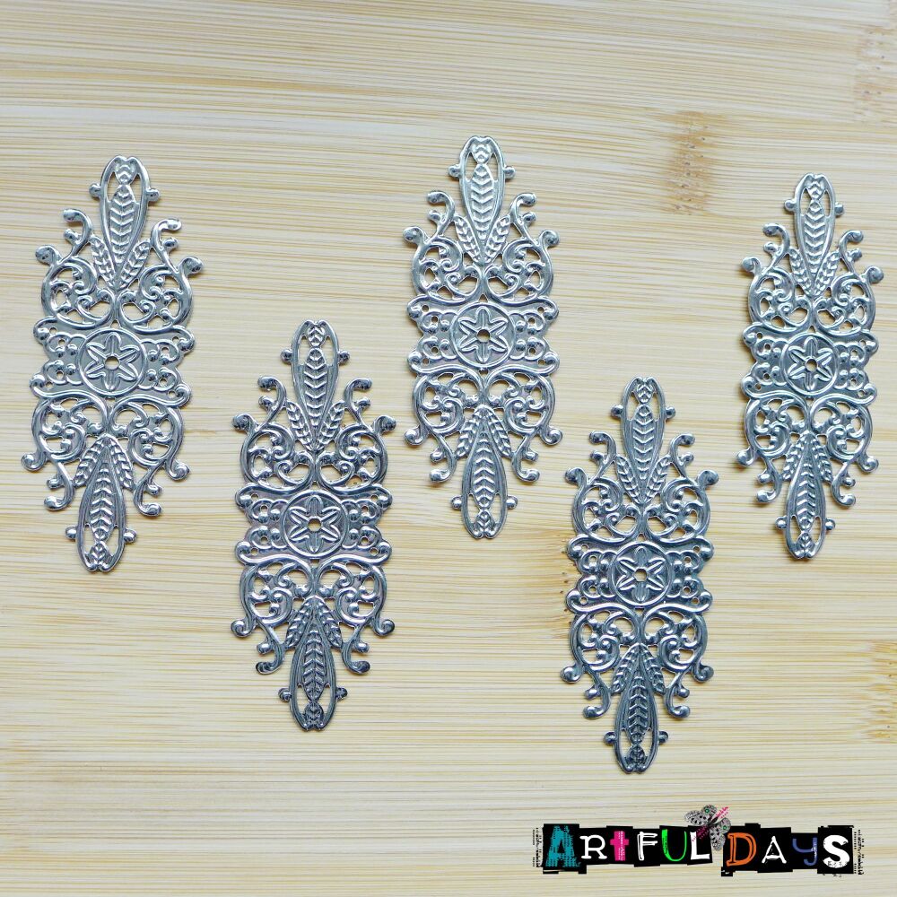 Silver Filigree Decors (C178)