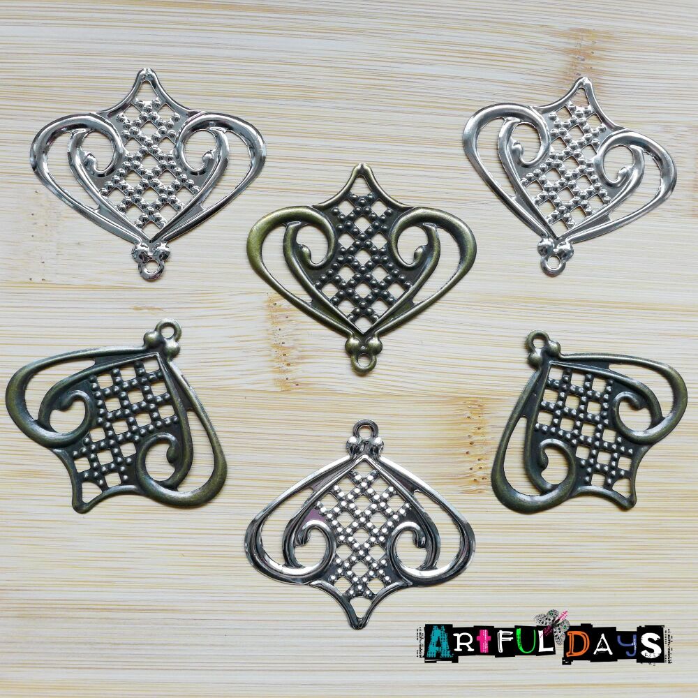 Silver & Bronze Metal Elements (C182)