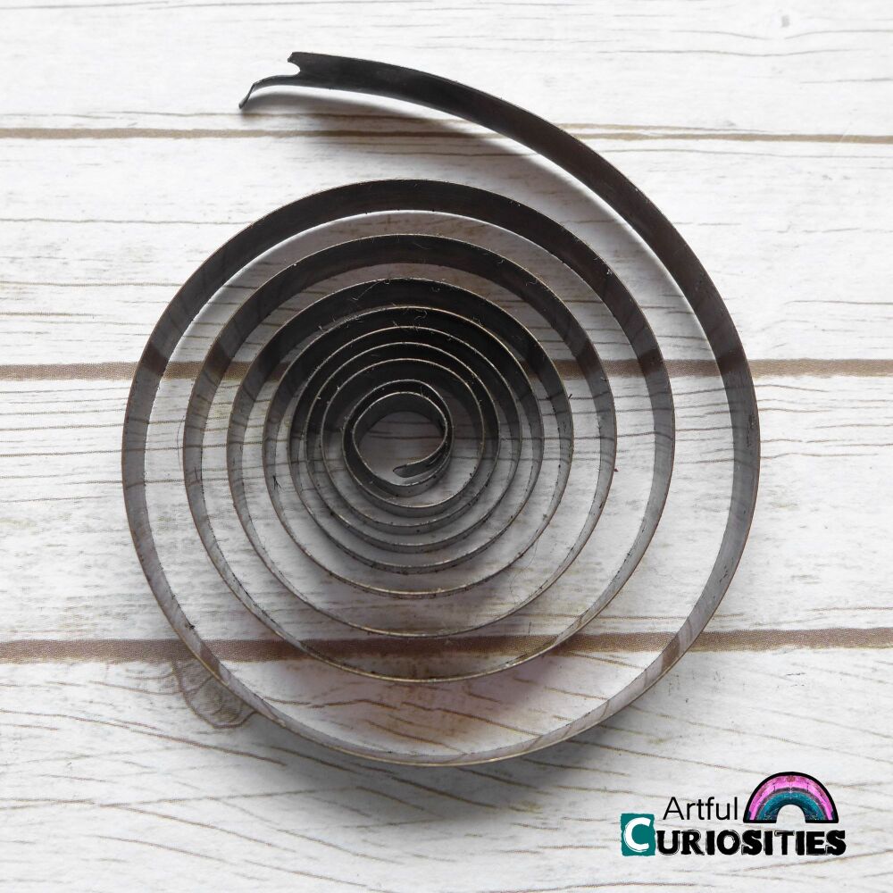 Clocks/Watches/Parts - Small Metal Mainspring - AC331