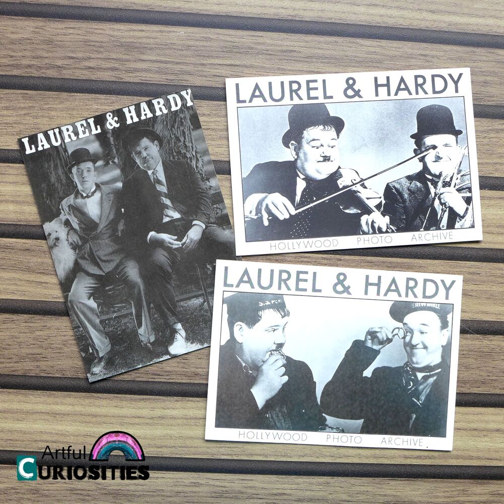 Postcard Trio - Laurel & Hardy - AC345