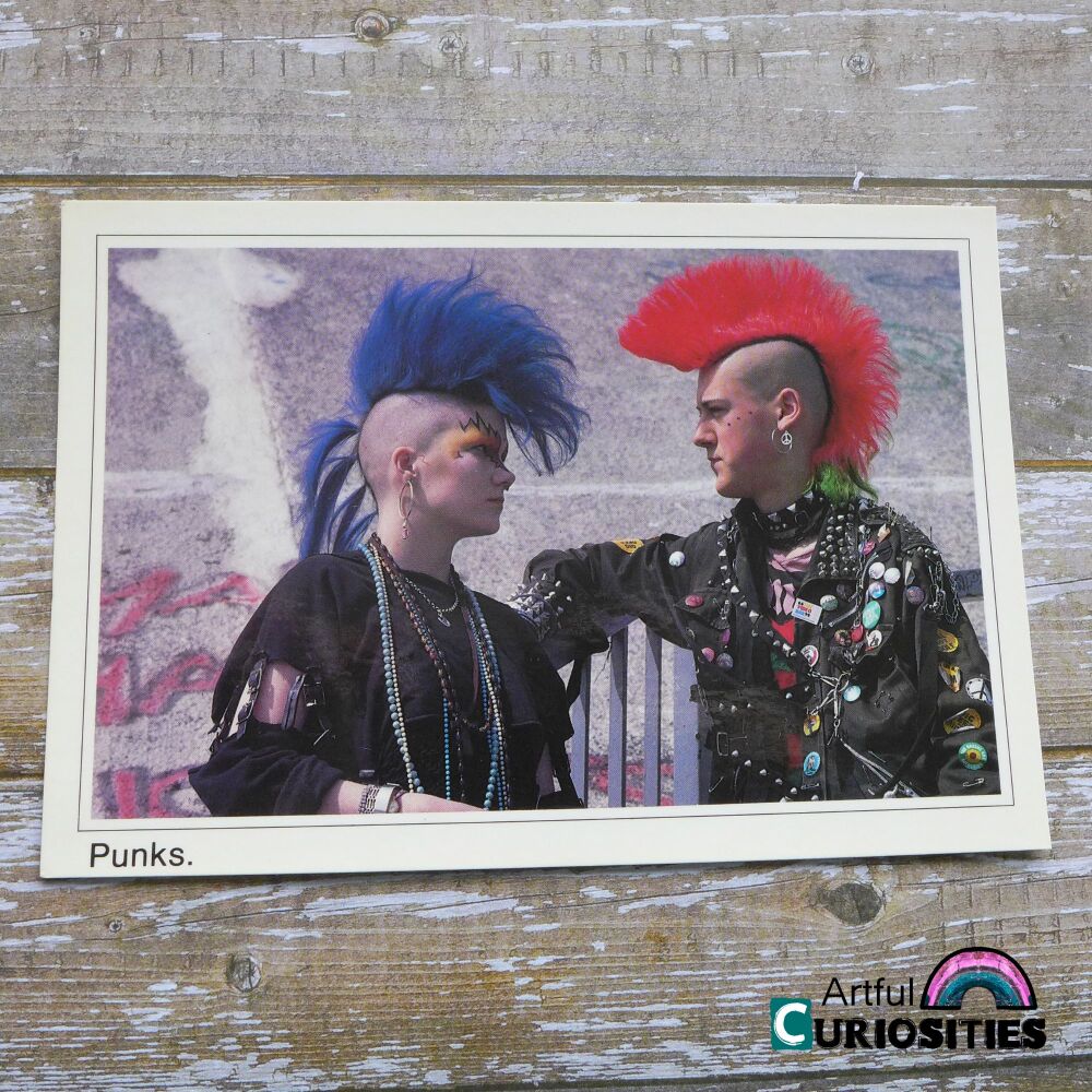 Postcard Single - Punks - AC346