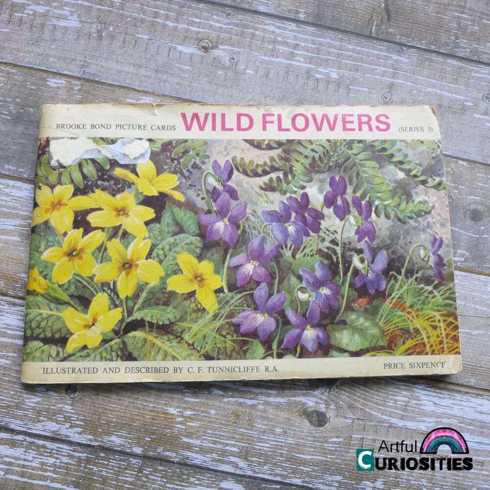 Ephemera - Wild Flowers Brooke Bond Tea Card Book - AC362