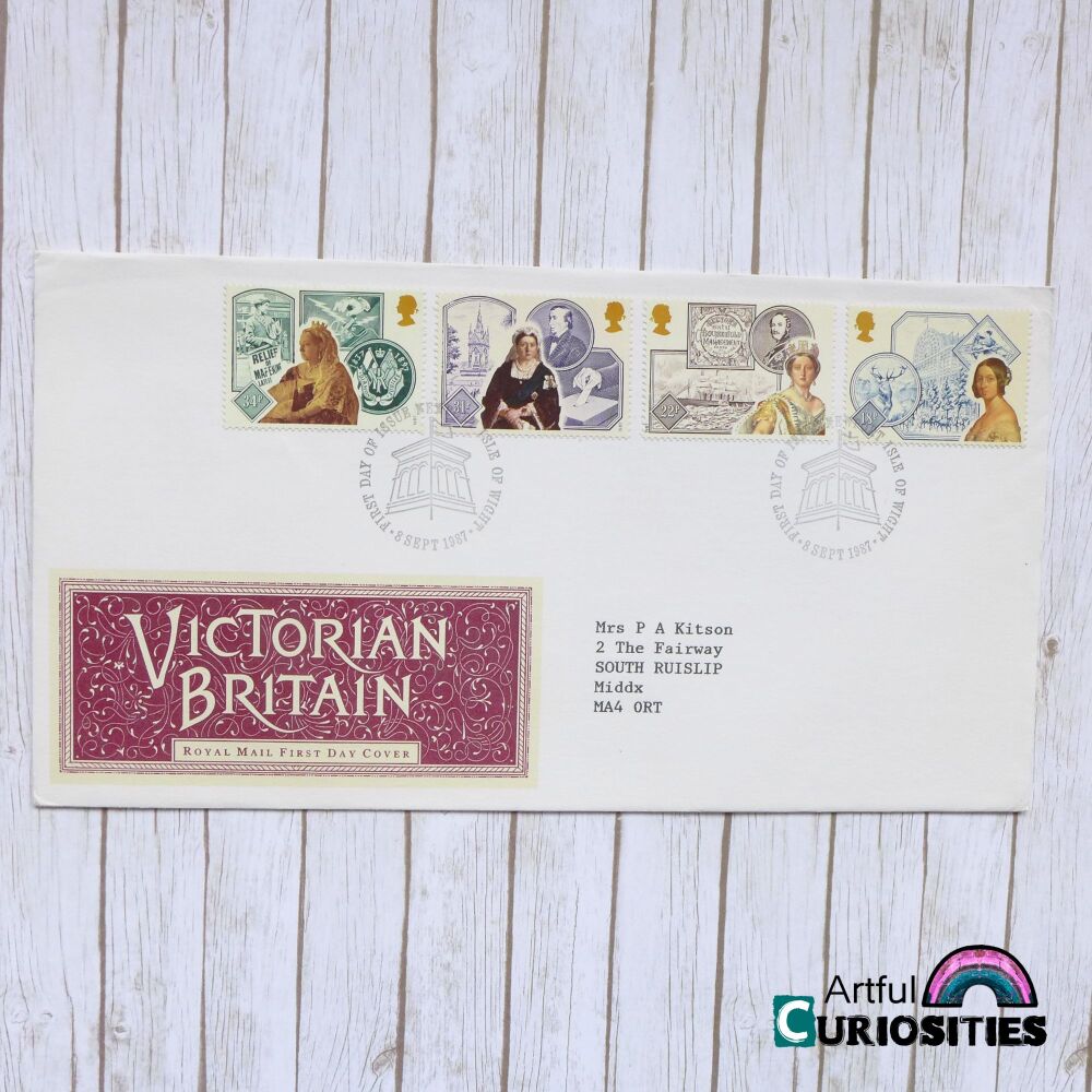 Ephemera - First Day Cover - Victorian Britain 1987 - AC367