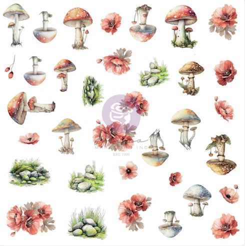 Prima Marketing, Return To Wonderland - Die-Cuts Ephemera Wonderland Forest Finds (675660)