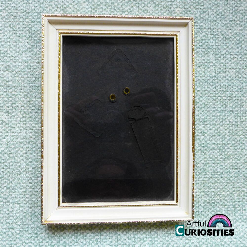 Frames -Small Cream & Gold Photo Frame - AC381