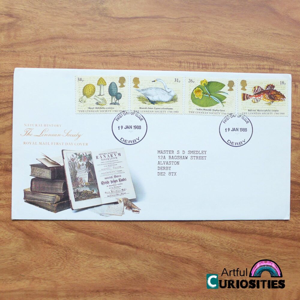 Ephemera - First Day Cover - The Linnean Society 1988 - AC384