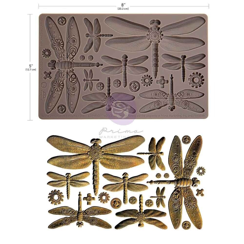 NEW Release Prima Finnabair Moulds - Machine Dragonflies 5x8 Inch(951412)