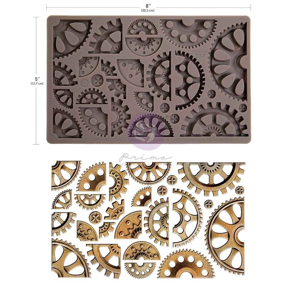 NEW Release Prima Finnabair Moulds - Halves And Quarters 5x8 Inch(951399)