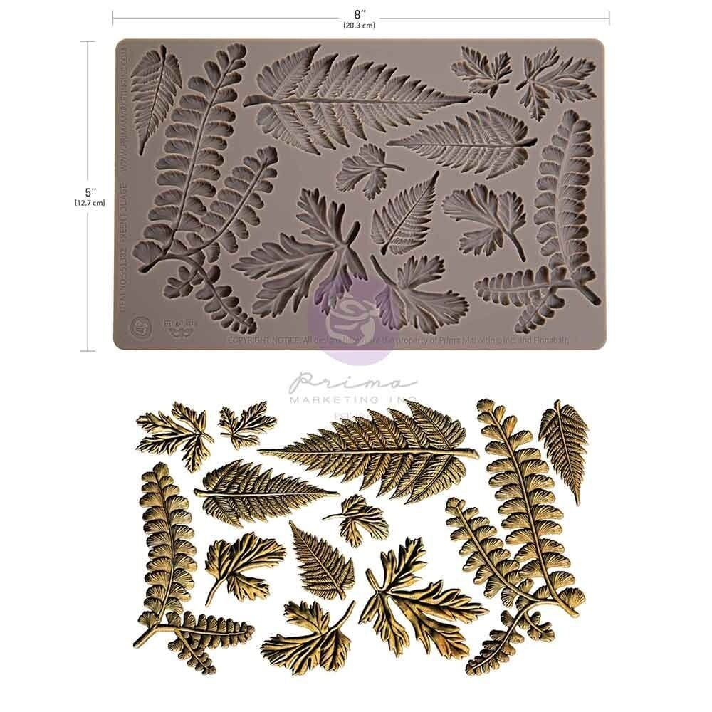 NEW Release Prima Finnabair Moulds - Fresh Foliage 5x8 Inch (951382)