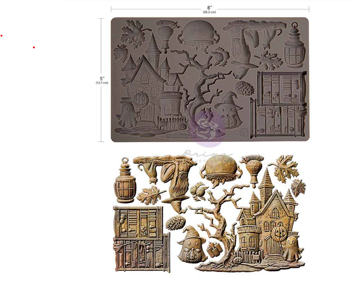 NEW Release Halloween Prima Bewitched Mould 5x8 Inch (677862)