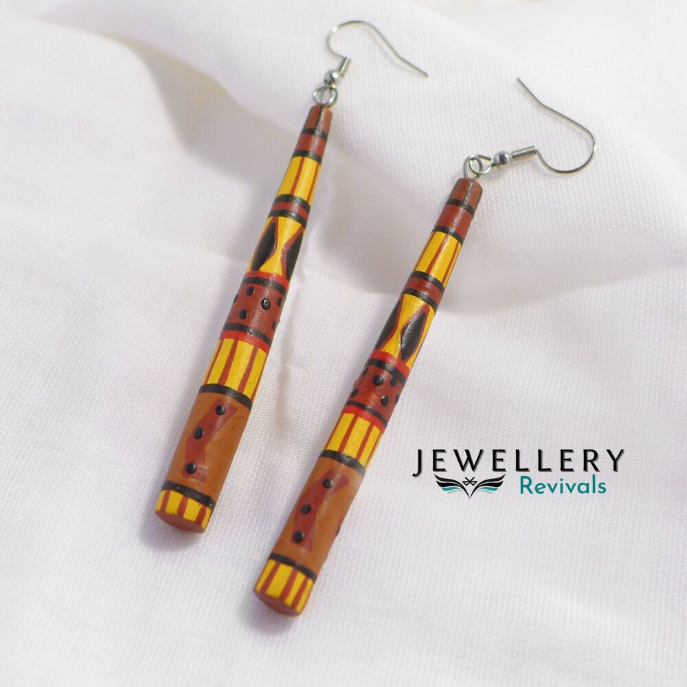 Fun Totem Pole Style Earrings (JE026)