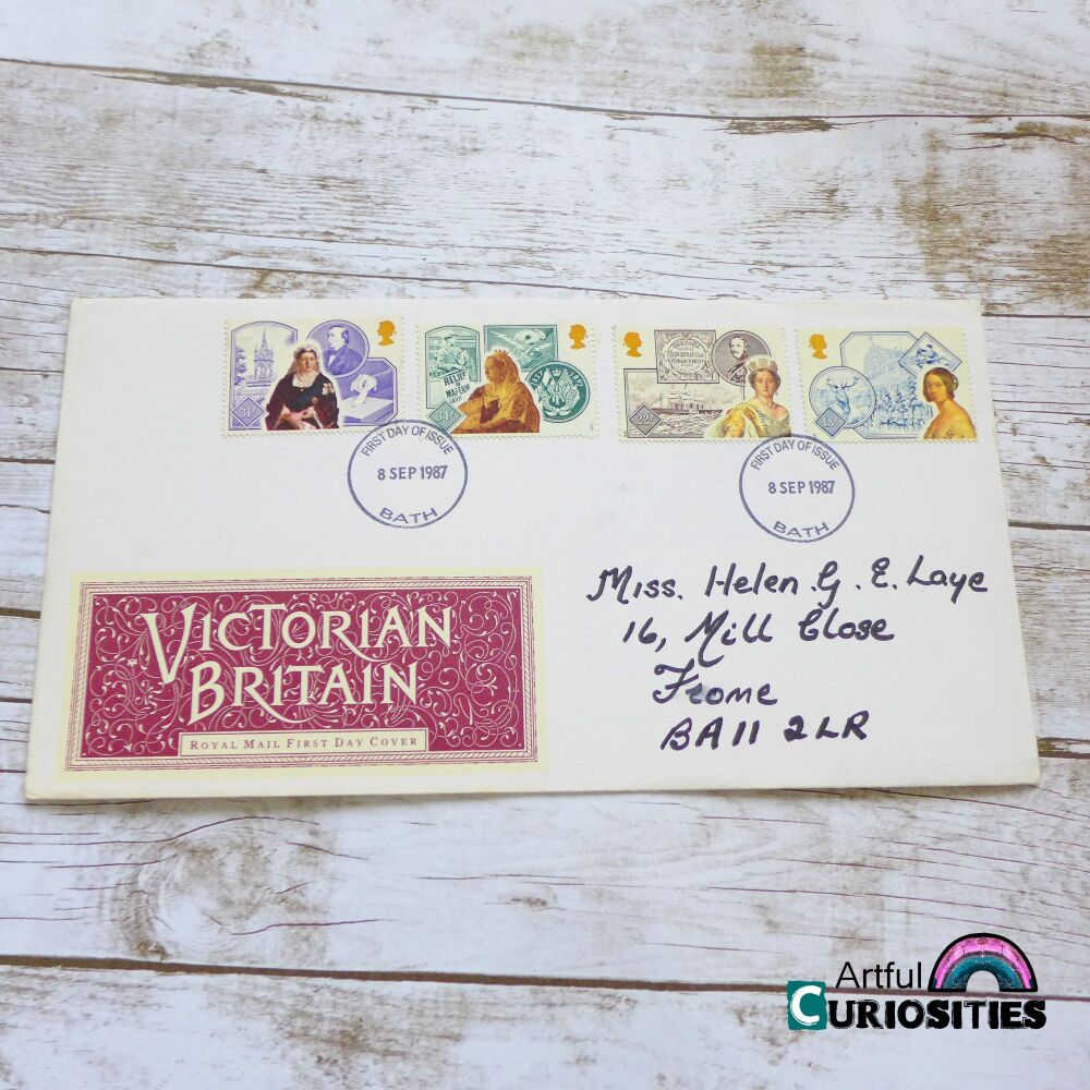 Ephemera - First Day Cover - Victorian Britain 1987 - AC367