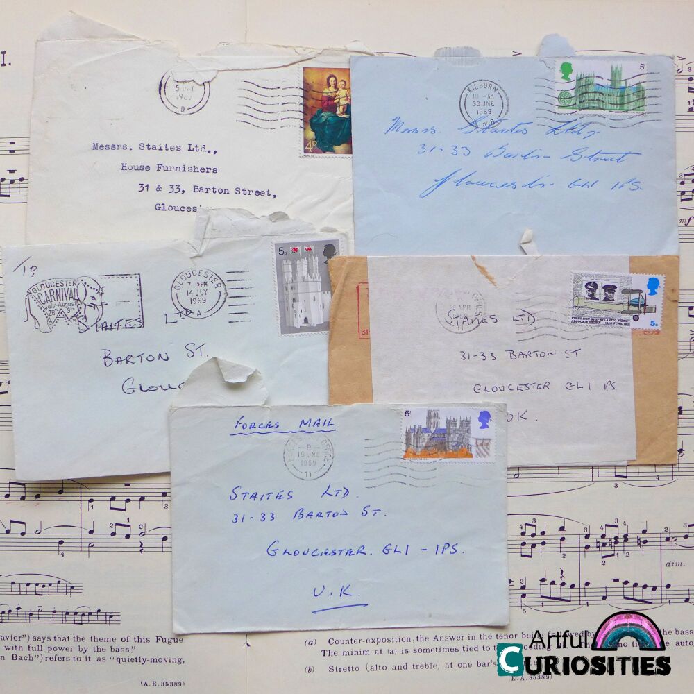 Ephemera - Old Small Envelopes - 1969 - AC388