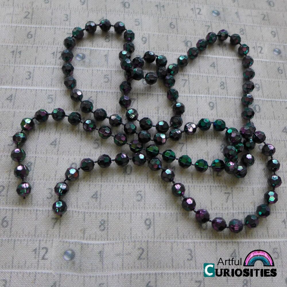 Fabric/Lace/Trim - AB Plastic String Beads  - AC395