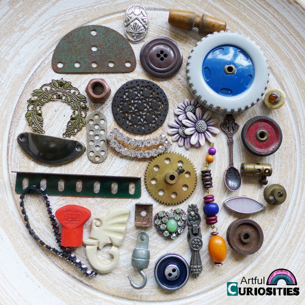 Embellishments - Mixed Media Bits & Bobs Bags - AC409