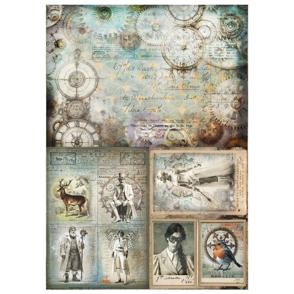 NEW Release Finnabair - Steam and Frost A3 Decoupage Fiber (951467)