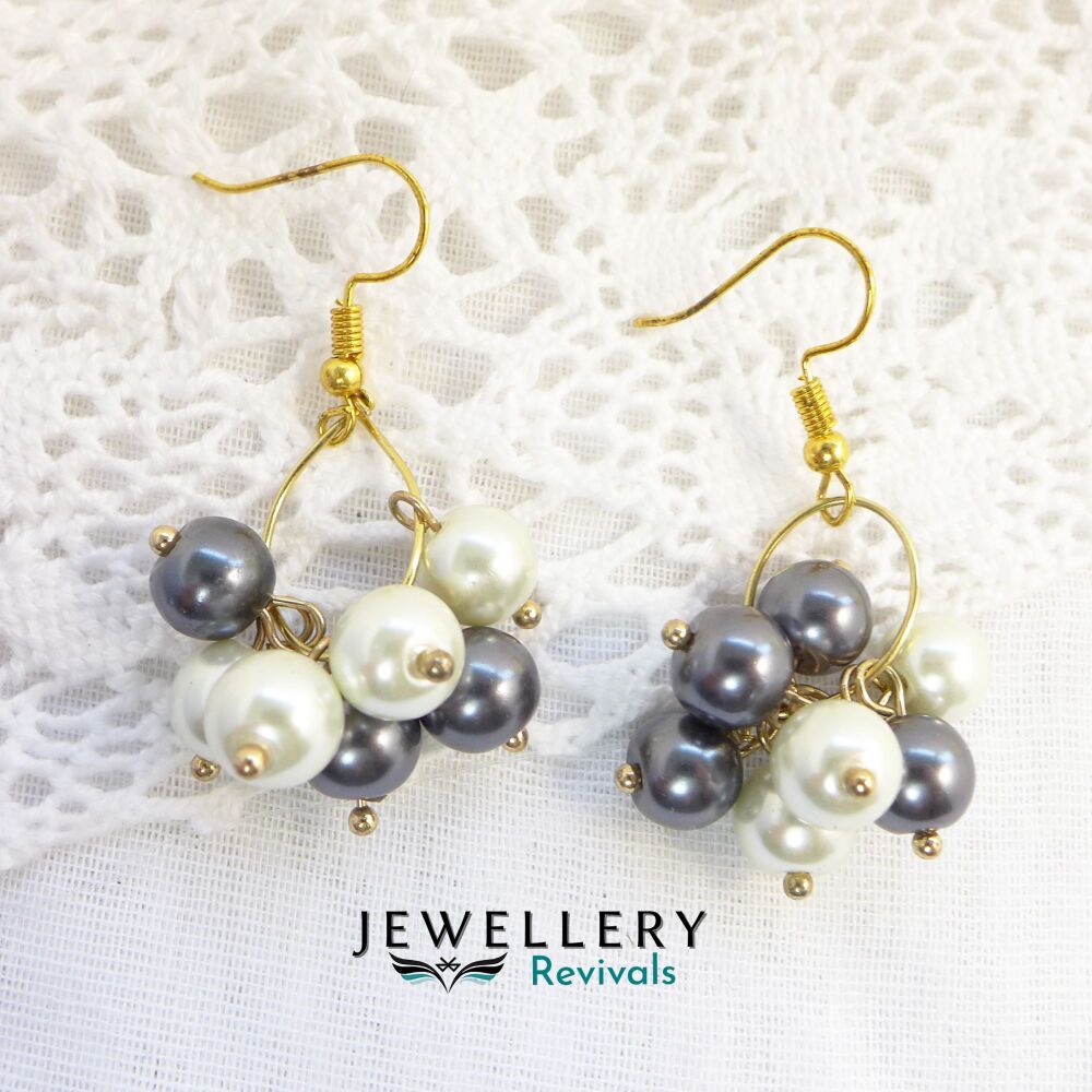 Handmade Bauble Bead Drop Earrings (JE044)