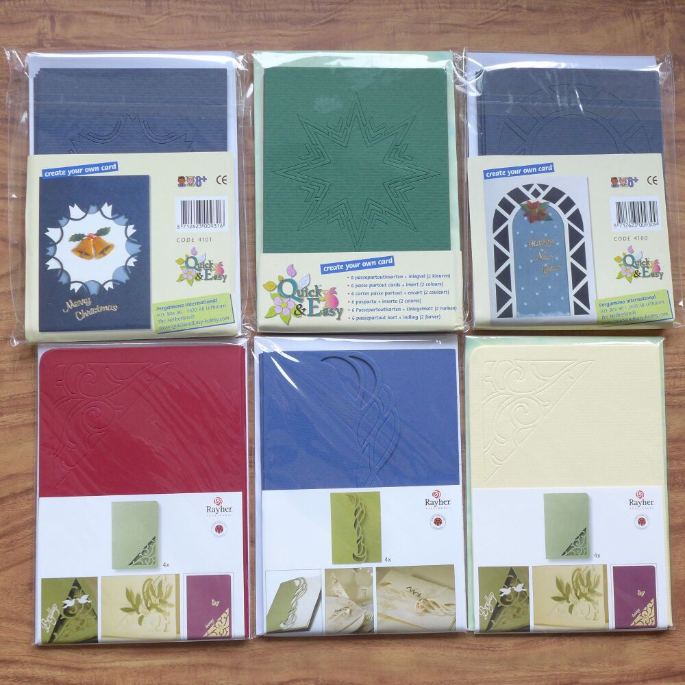 Card Blank Bundle - Aperture Cards - 6 Packs