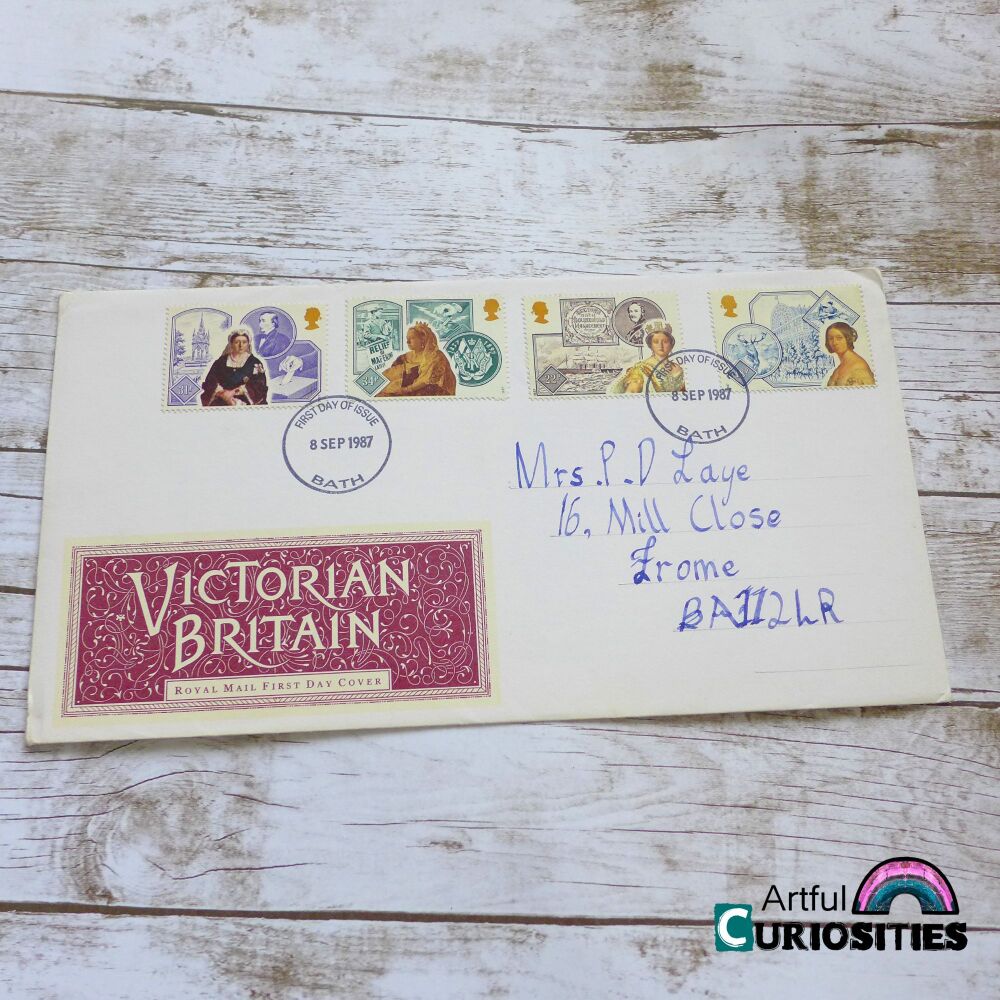 Ephemera - First Day Cover - Victorian Britain 1987 - AC387