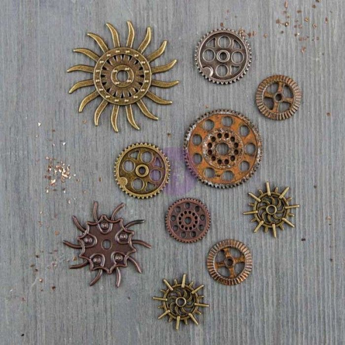 Prima Finnabair Mechanicals - Steampunk Gears