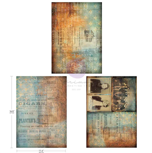 Finnabair A3 Decoupage Pack - Chestnut Street 651757