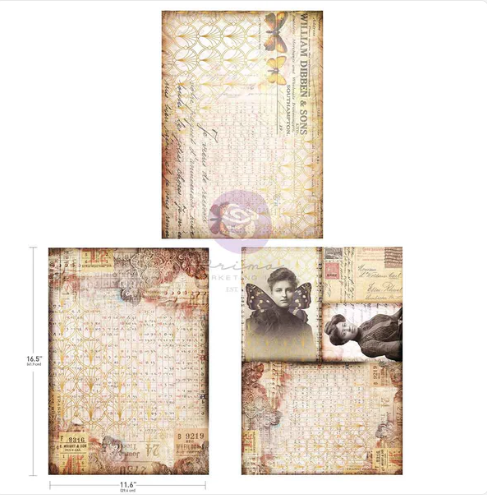 Finnabair A3 Decoupage Pack - Southampton Butterflies 651764