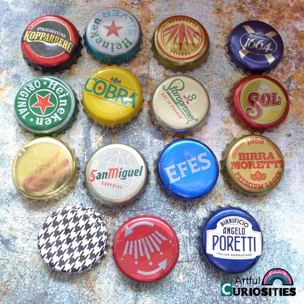 Embellishments - Old Beer Bottle Tops - AC436