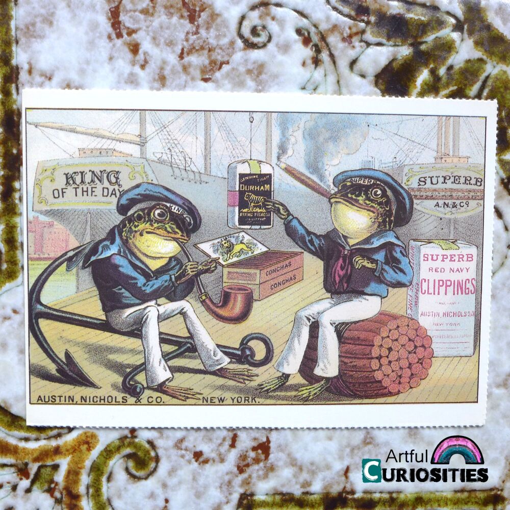 Postcard Single - Austin, Nichols & Co. Ad from 1880's  - AC455