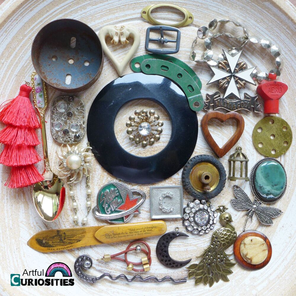 Embellishments - Mixed Media Bits & Bobs Bags - AC465