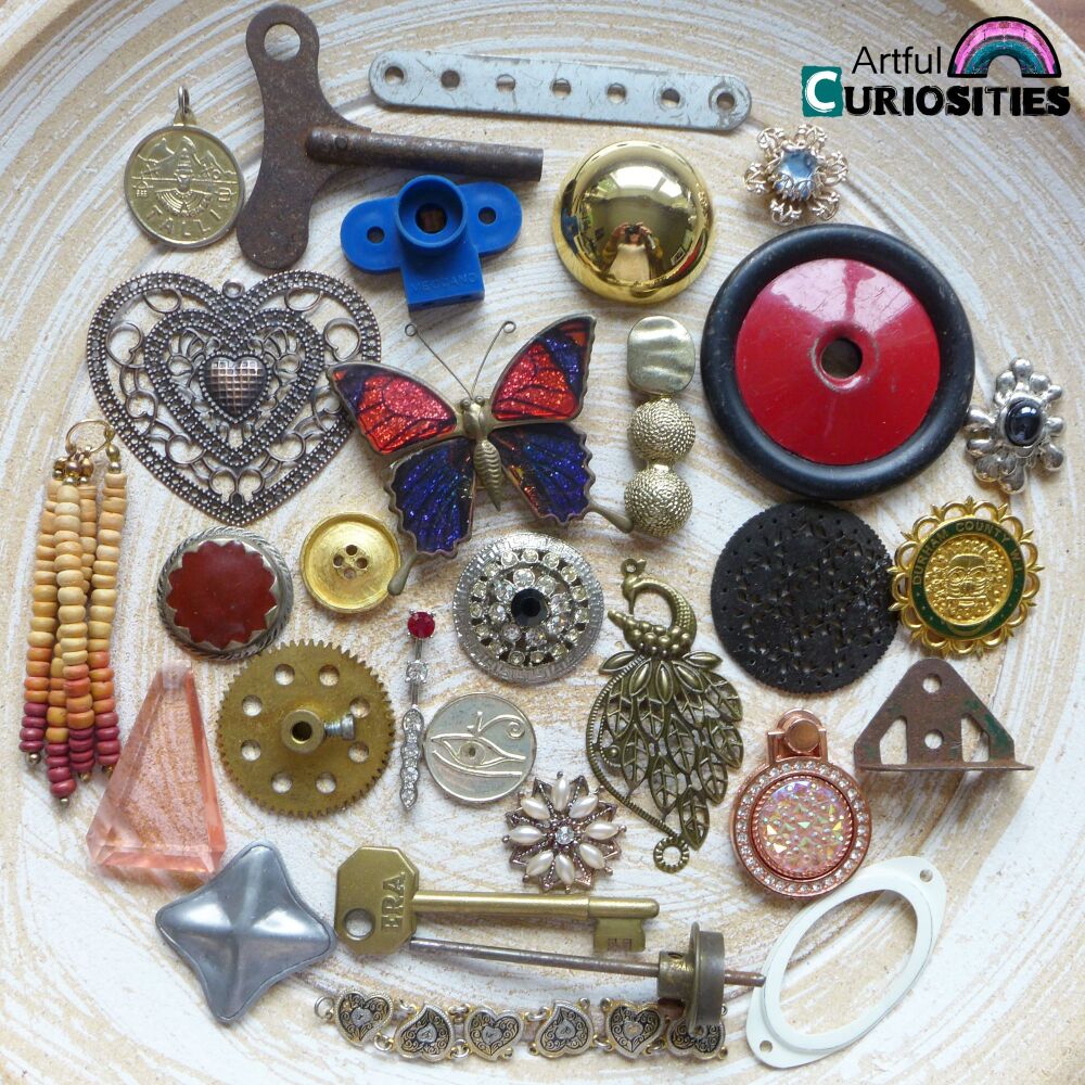 Embellishments - Mixed Media Bits & Bobs Bags - AC466
