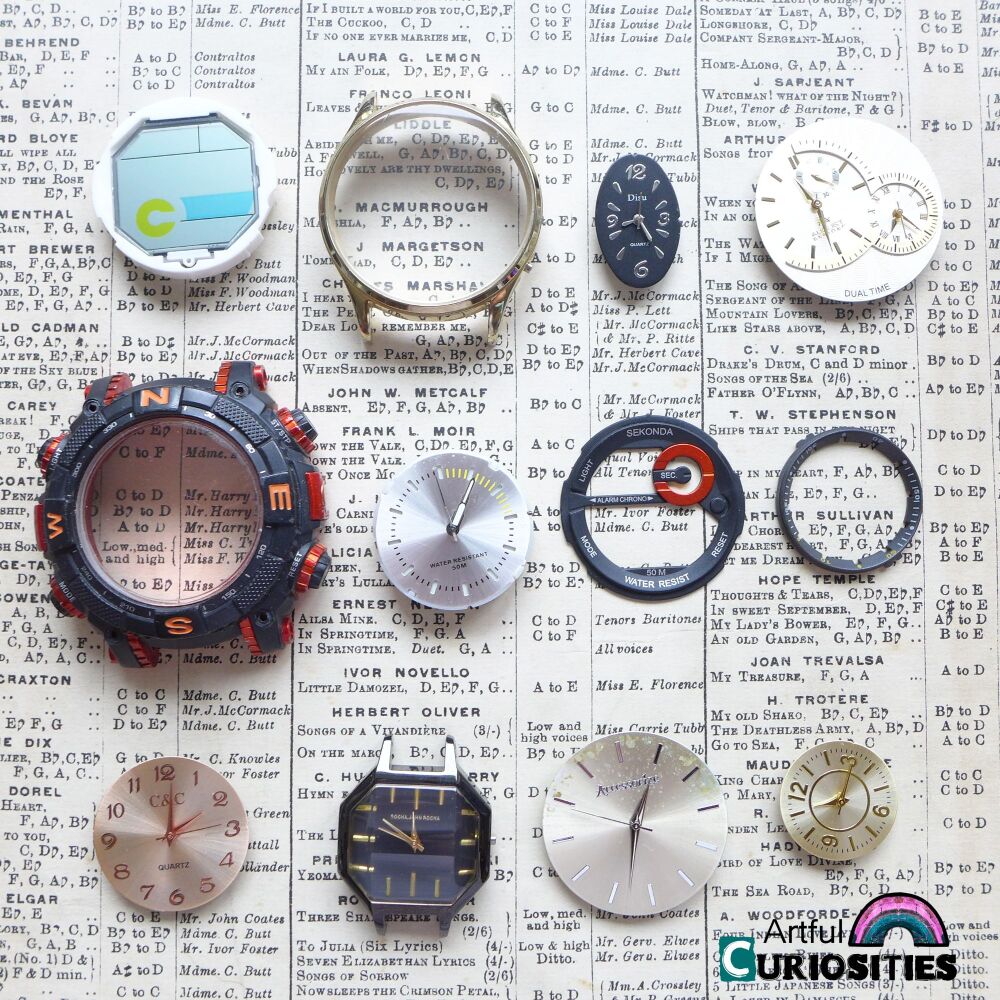 Clocks/Watches/Parts - Watch Faces & Assorted Parts - AC375