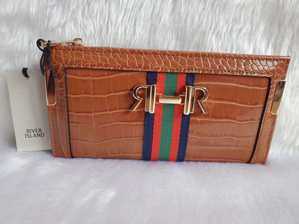 River Island Tan Snaffle Purse