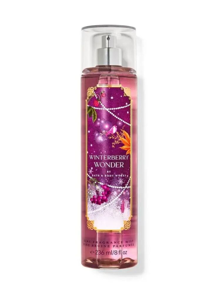 Bath & Body Works Winterberry Wonder Fine Fragrance Mist 236ml USA Import