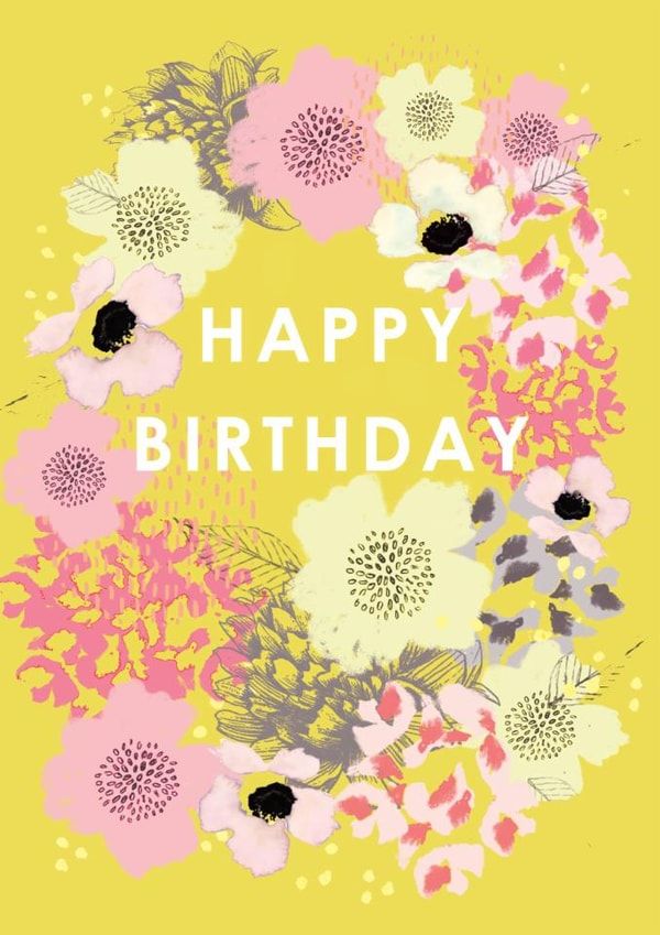 Yellow floral