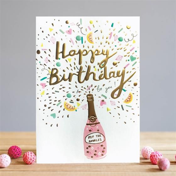 Champagne birthday