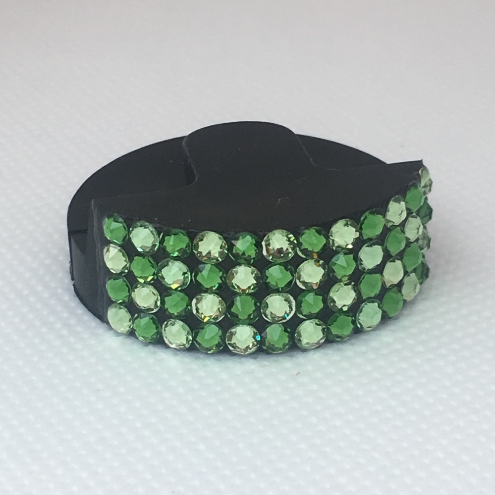Cello Mute - 2 Colour Check - Peridot and Fern Green