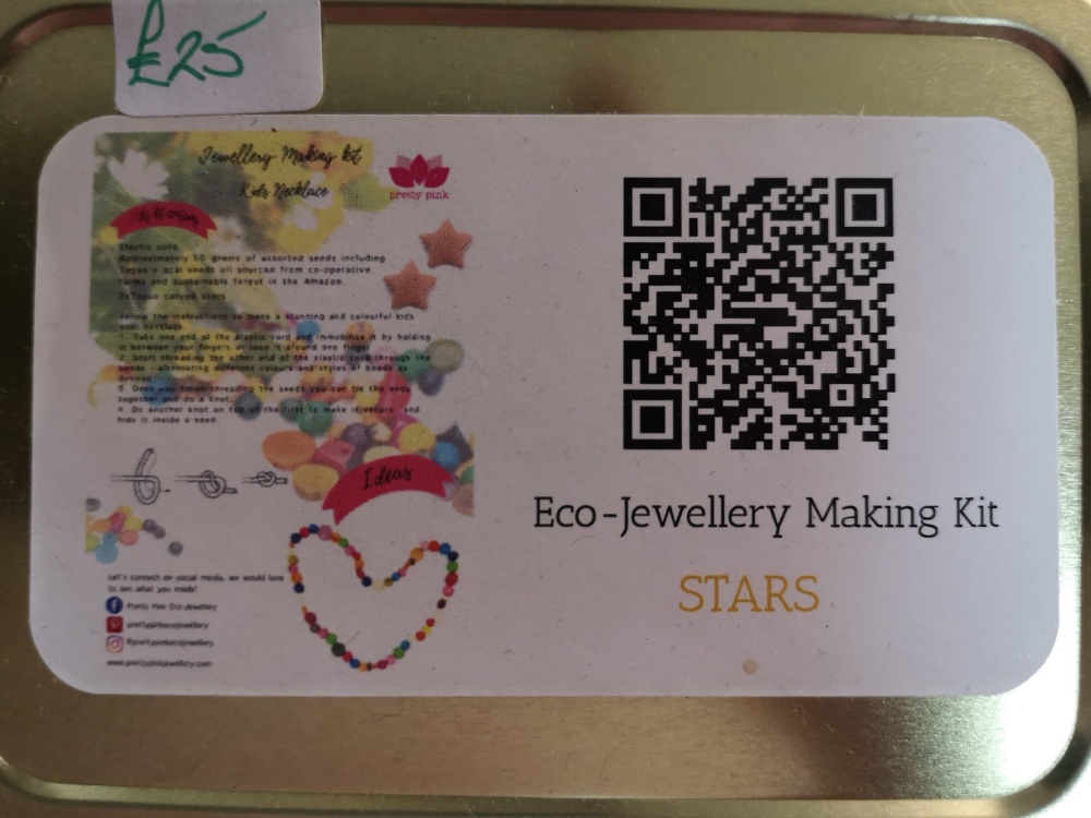 eco jewellery making kit -  stars