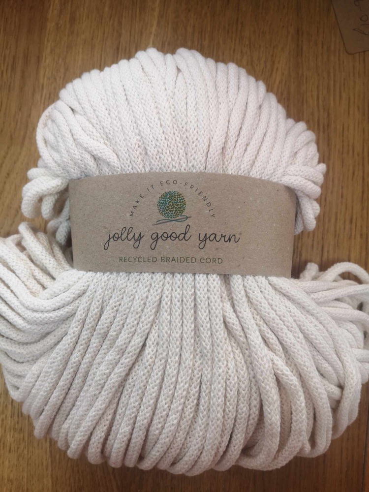 recycled braided cord by Jolly Good Yarn - Oakford taupe