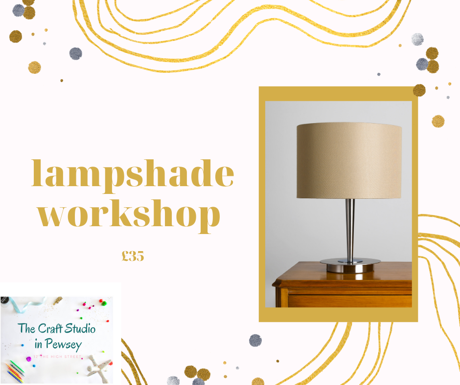 30cm drum lampshade workshop MONDAY 1st July 10am -12noon