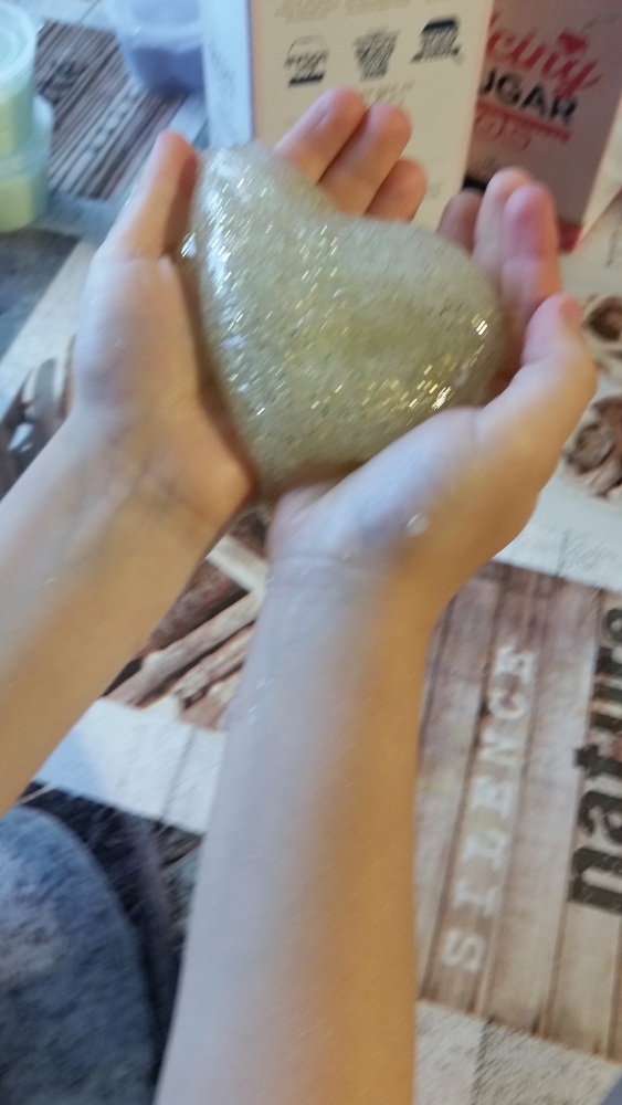 slime and putty Tuesday 30th July 12  - 1.30
