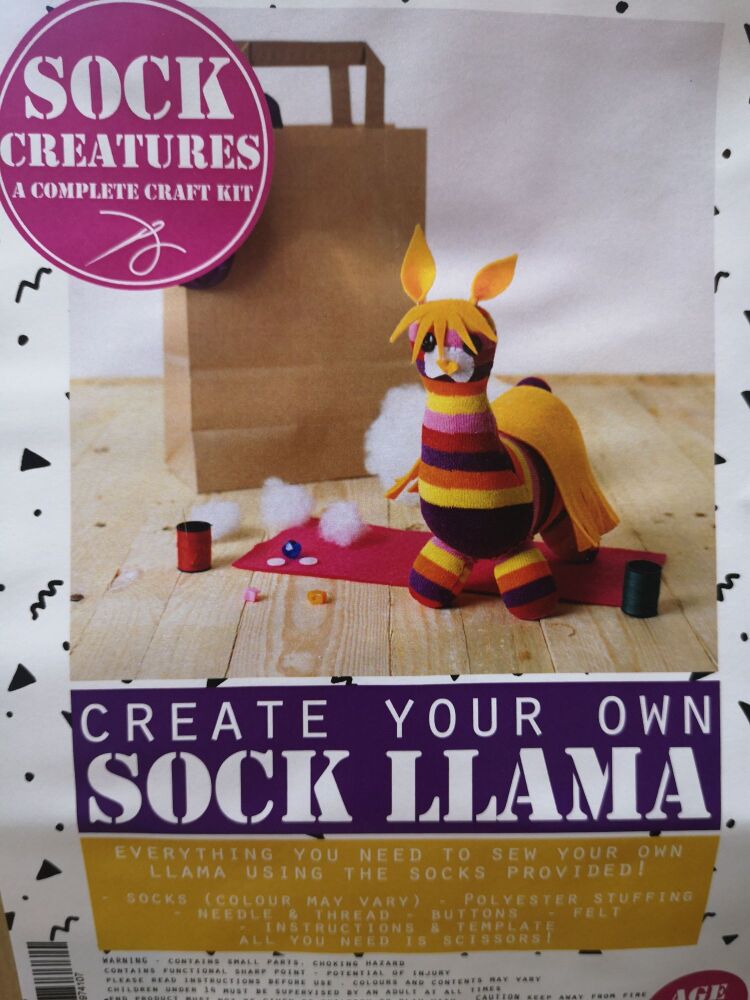 Create your own sock llama