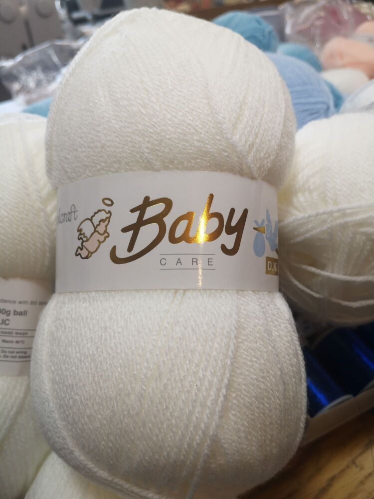 Woolcraft  baby care dk white