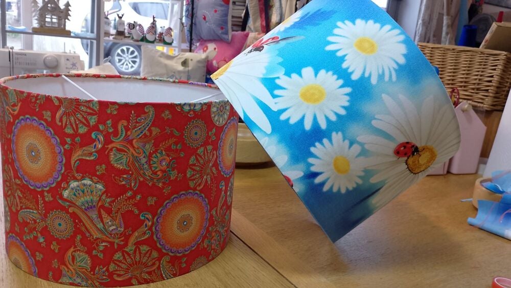 30cm drum lampshade workshop Monday 6th January 10am - 12noonm