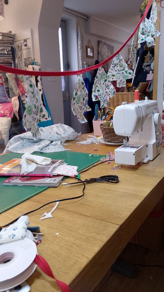 Parent and child sewing machine workshop Saturday 18th January 10am - 12noon