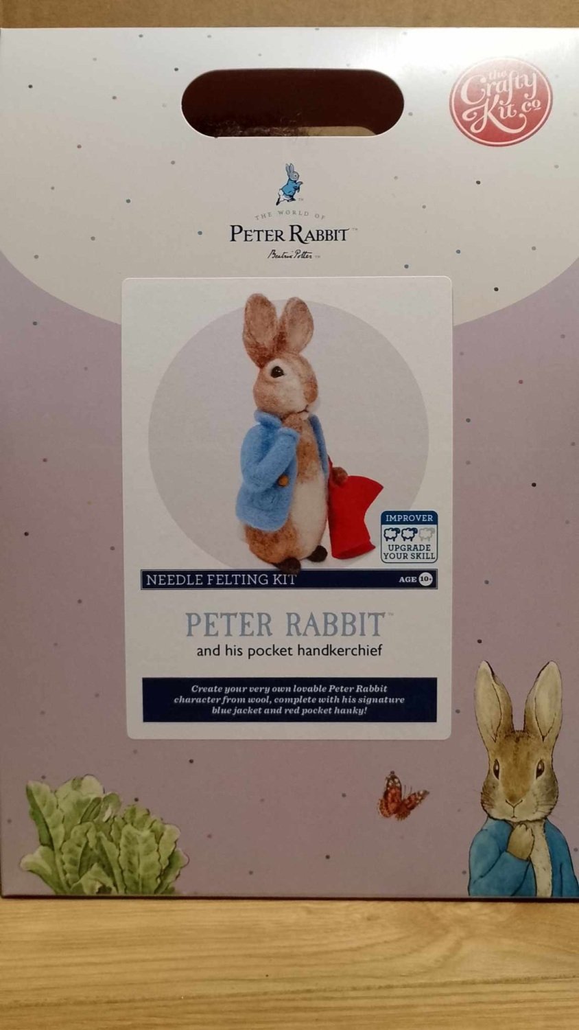 Peter Rabbit needle felting kit