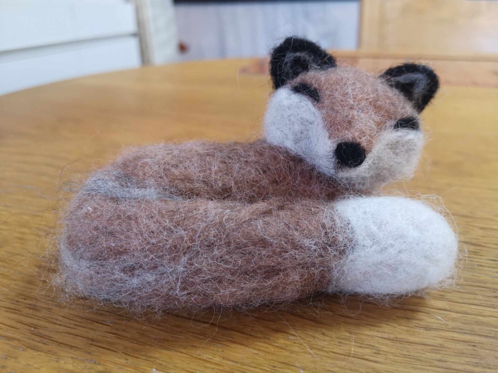 needle felted  fox Monday  23rd June 10am   -12noon