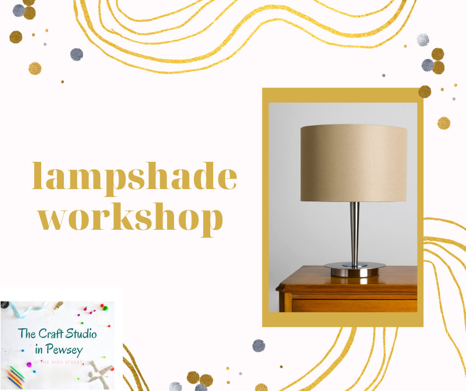 30cm drum lampshade workshop Monday 7th July 6pm -8pm