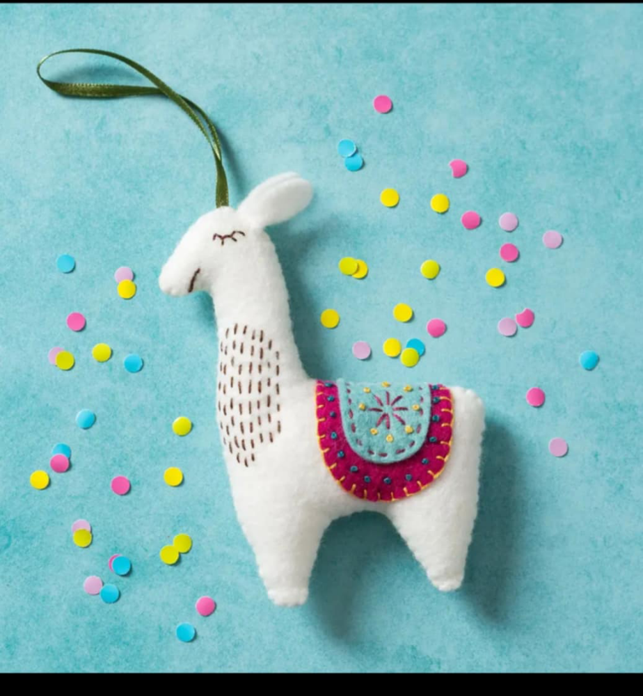 embroidery workshop with Corinne Lapierre Llama mini   kit. Friday 19th September 10am - 1pm